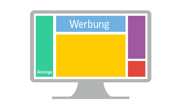 Online Anzeigen im Internet Werbung